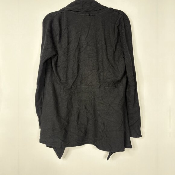 2/$30 White House Black Market Ribbed Shawl Waterfall Open Coccoon Cardi L #9938 - Picture 4 of 9